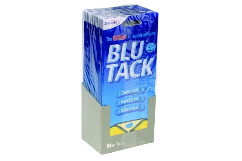 Genuine BOSTIK Blue Tack 60g Handy Size Adhesive Blue Tac Bluetack 60g 1  PACK UK