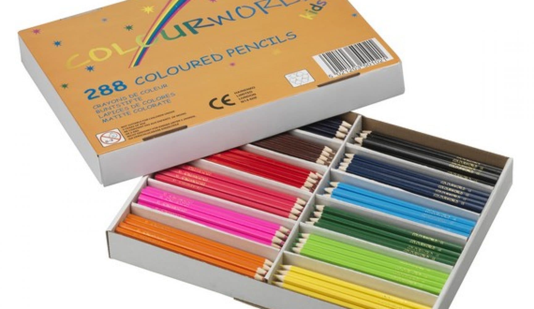 Madisi Colored Pencils Bulk - Pre-Sharpened - 24 Packs of 12-Count - 288 Colored  Pencils for Kids