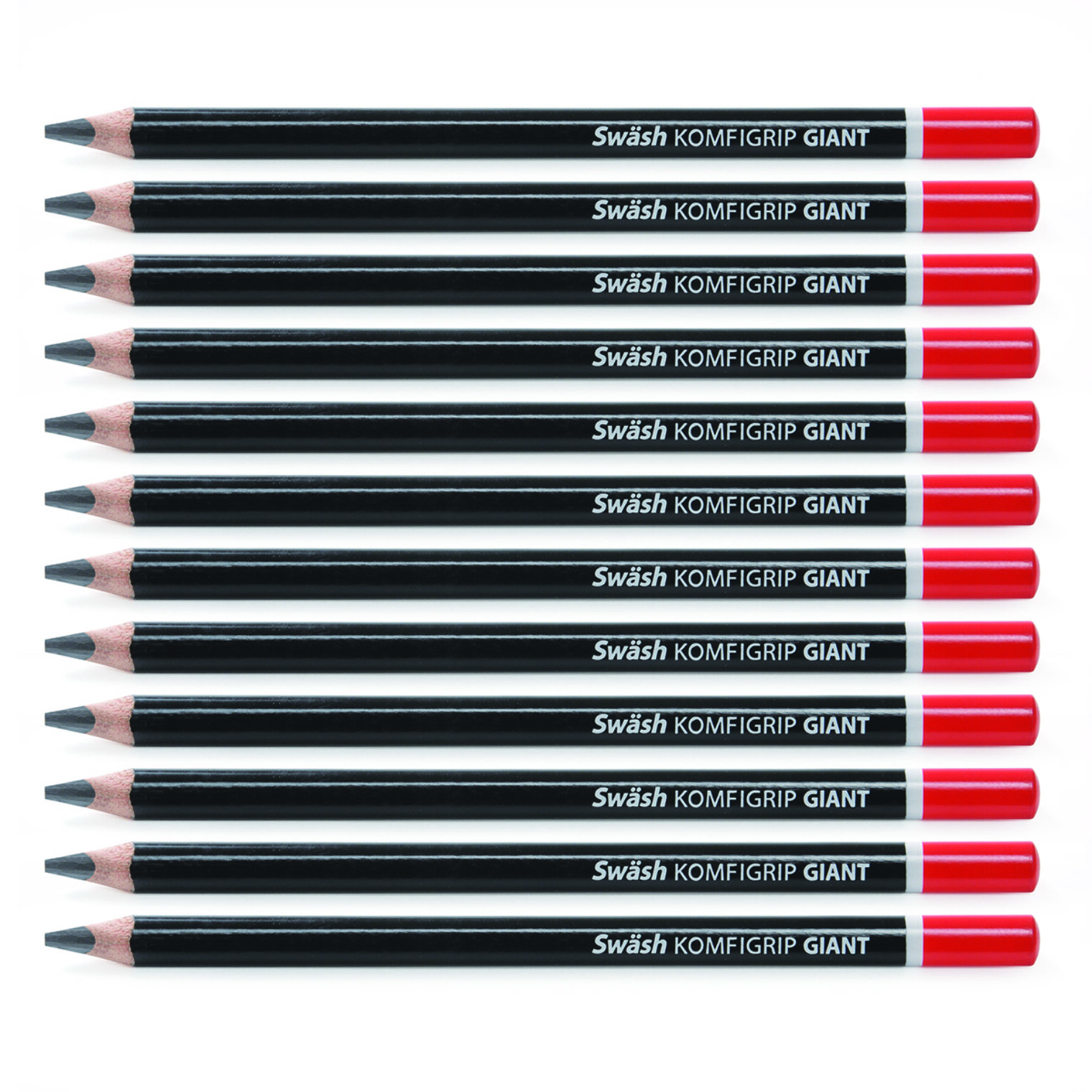 Swäsh KOMFIGRIP Giant HB Graphite Pencils
