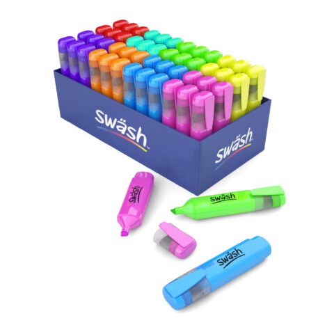 Swash Highlighter Pens Assorted Colours