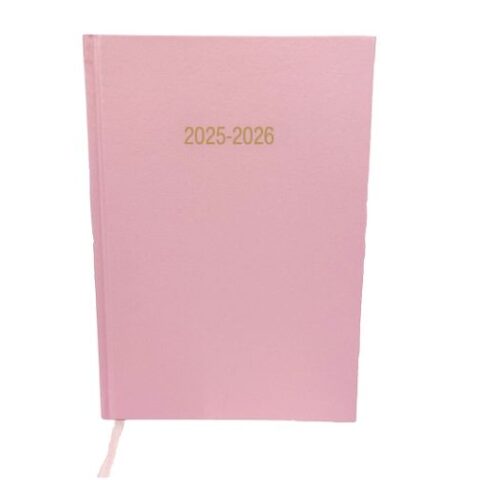 Academic Diary 25/26 Pale Pink