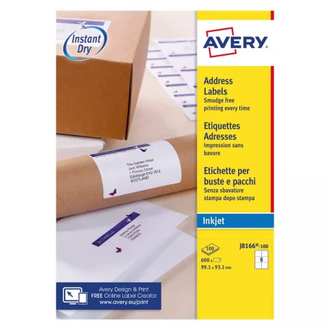 Avery Labels 6 Sheet
