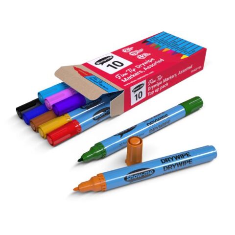 Show-Me Dry wipe Slim markers