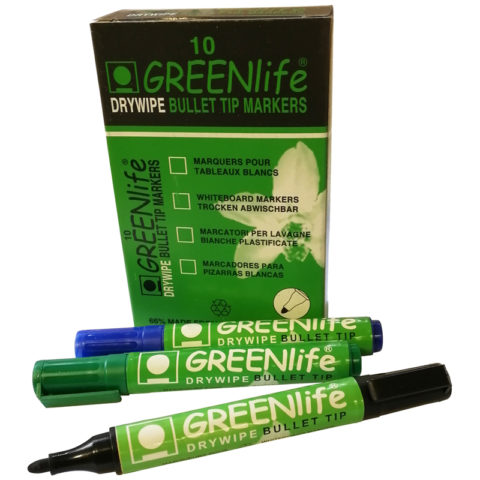 Greenlife Bullet tip 10 pack colours