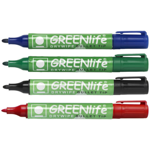Greenlife Bullet tip 4 pack colours