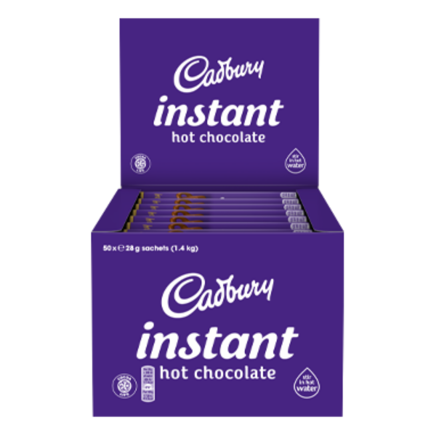 Cadbury Instant Hot Drinking Chocolate Sachets