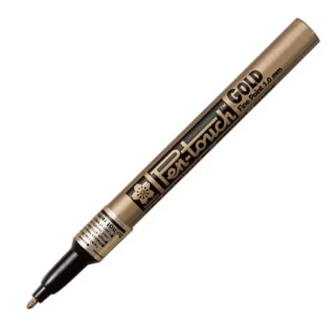 Pen Touch Metallic Gold Fine Tip Pen