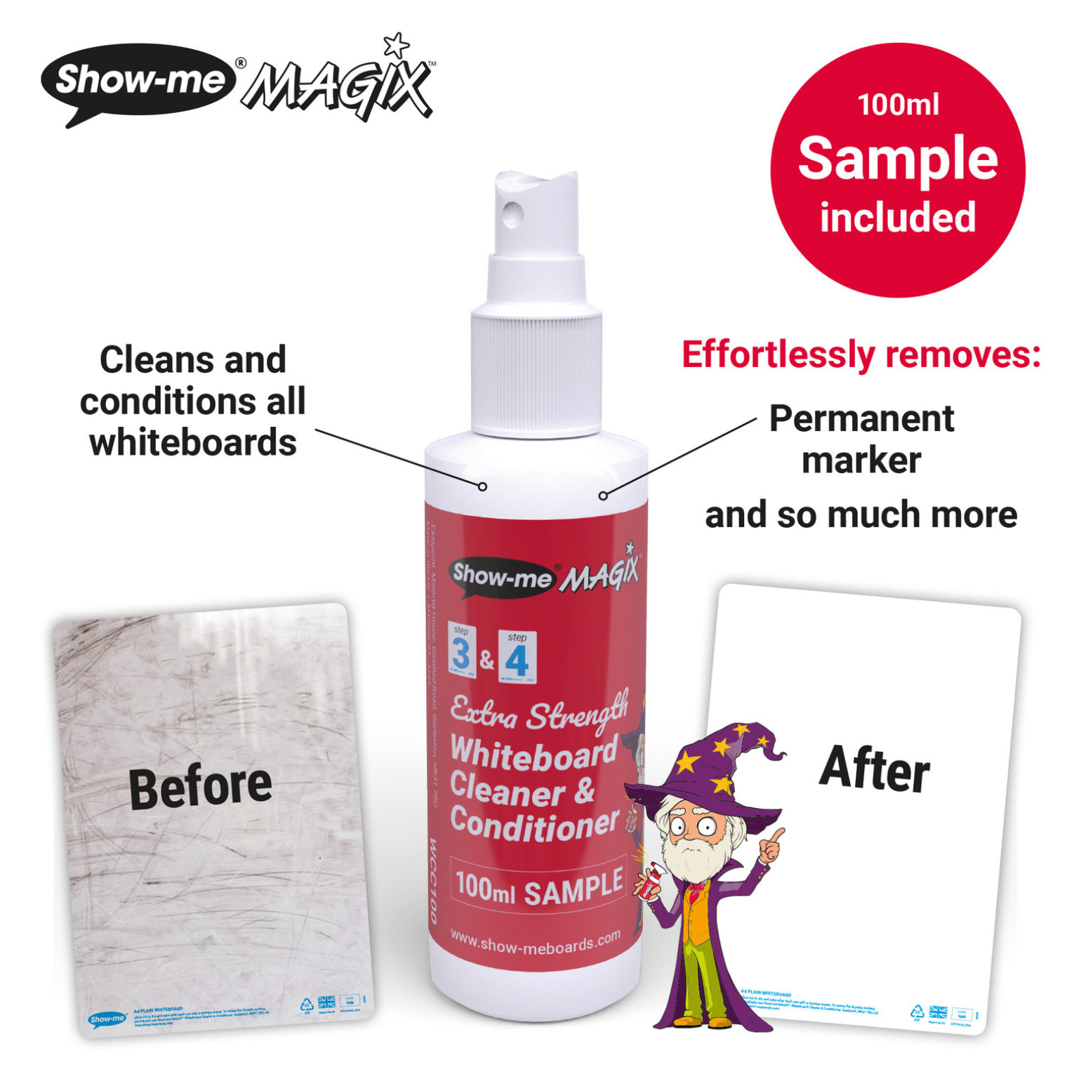 Show-me Magix Cleaner and Conditioner Sample Info