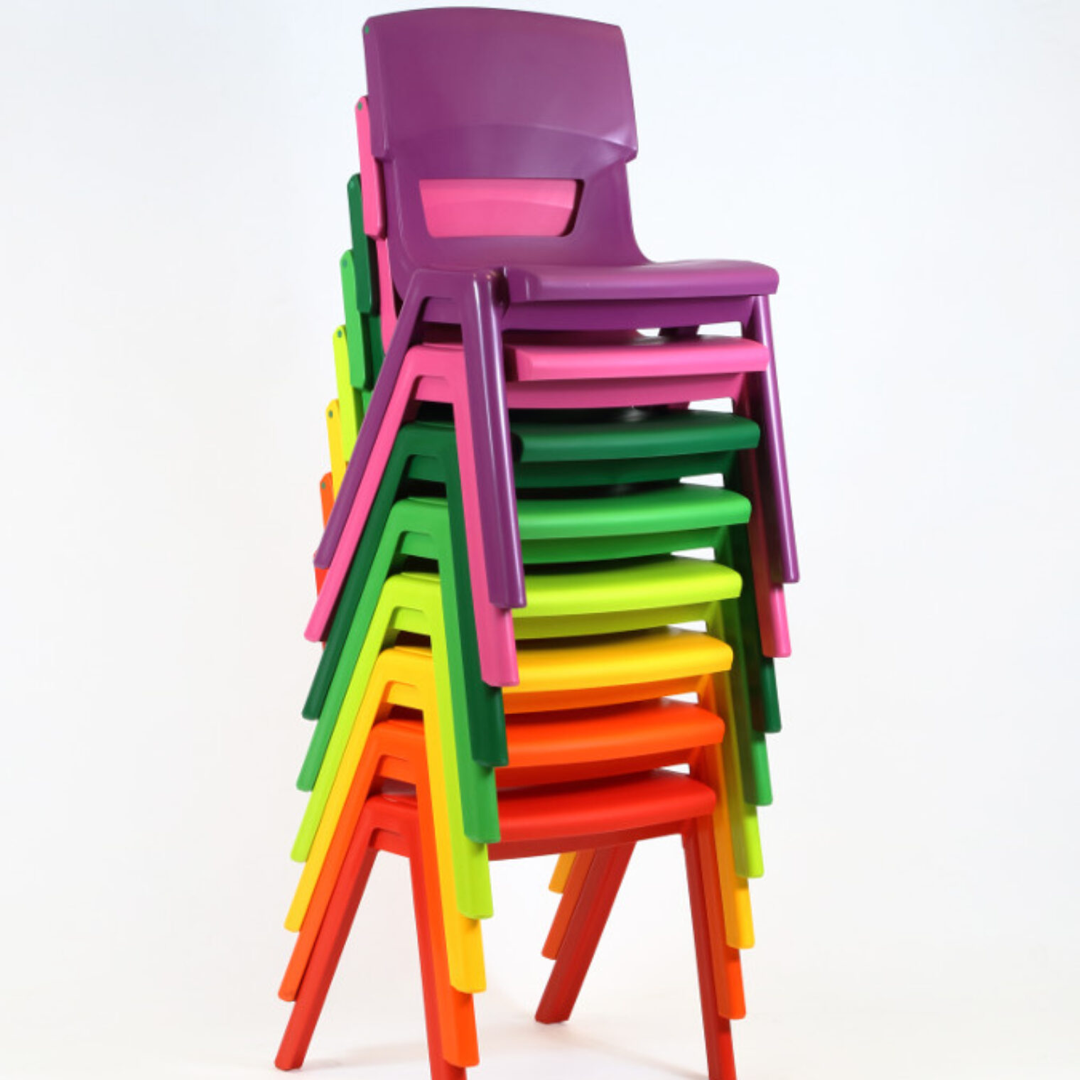 Mono posture chairs stacked