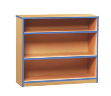 Low Bookcase with 2 adjustable shelves