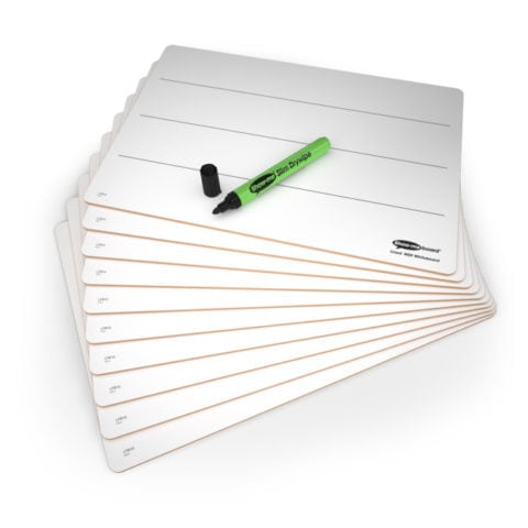 Show-me Lined Rigid Whiteboards