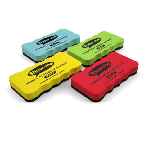 Show-me Magnetic Whiteboard Erasers set 4