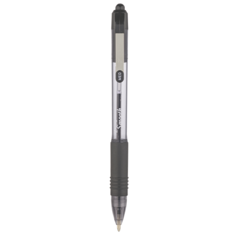 Zebra Z-Grip Smooth Retractable Ball Pen Black