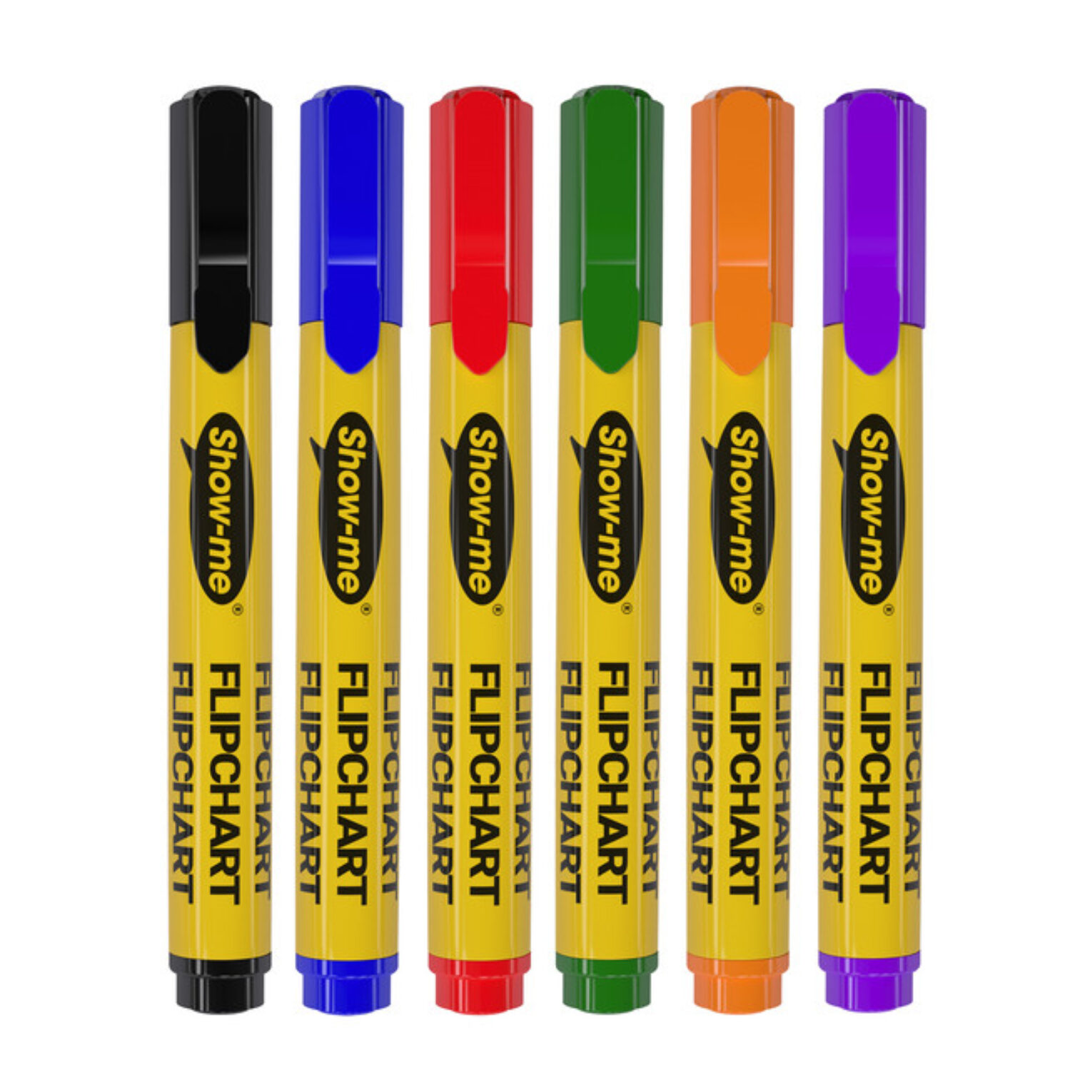 Show Me Flipchart Markers Assorted Colours pack shot