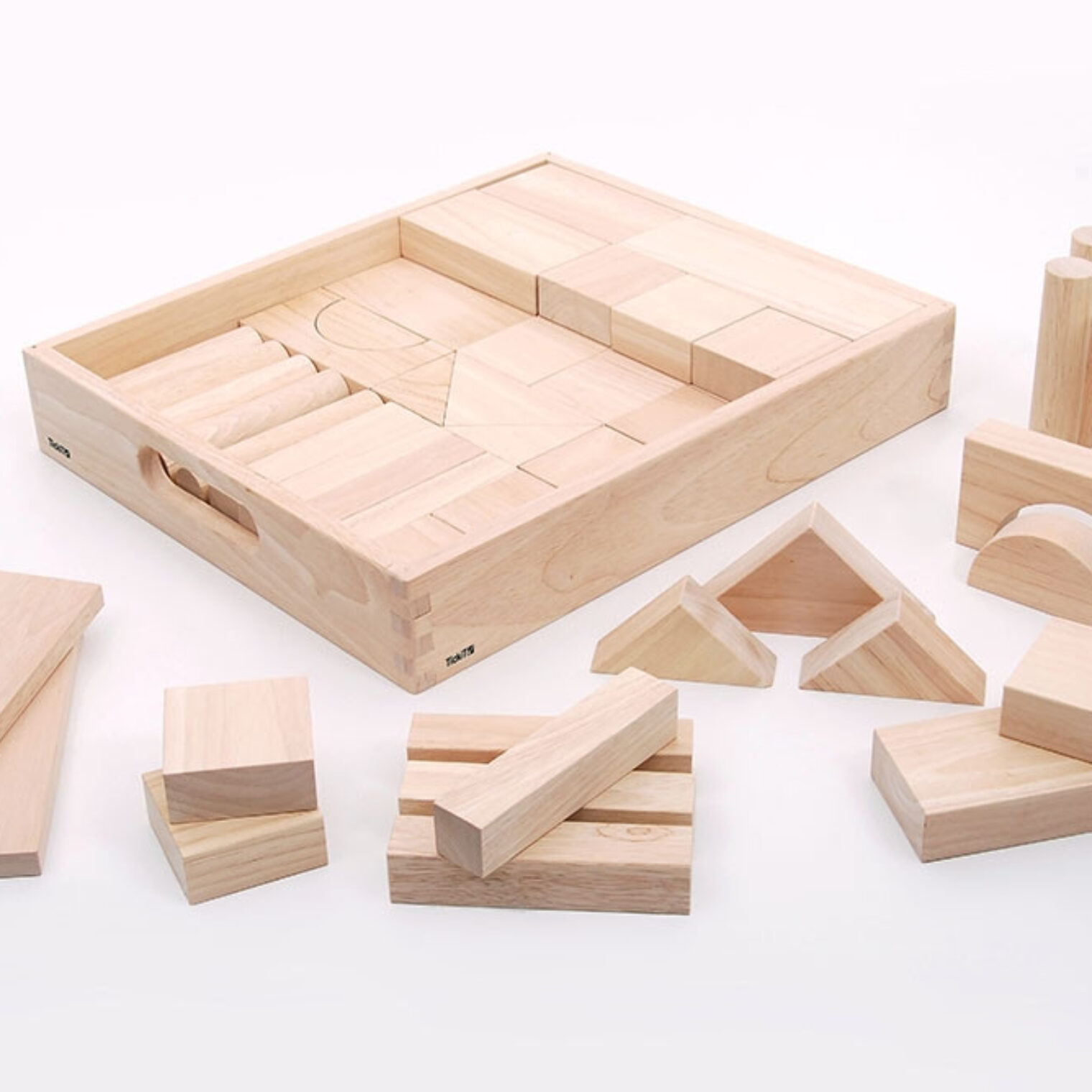 Wooden Jumbo Block Set - Pk54