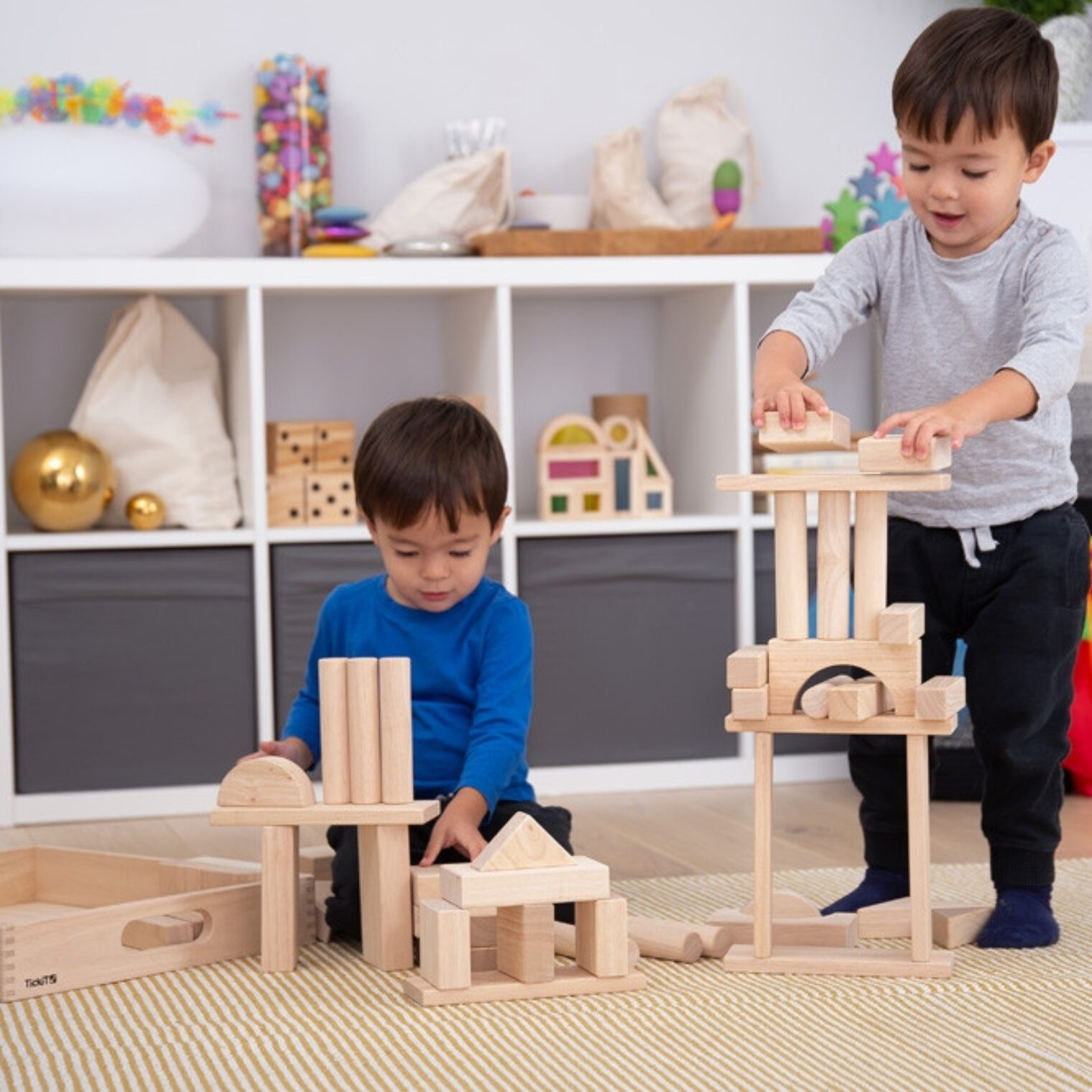 Wooden Jumbo Block Set - Pk54