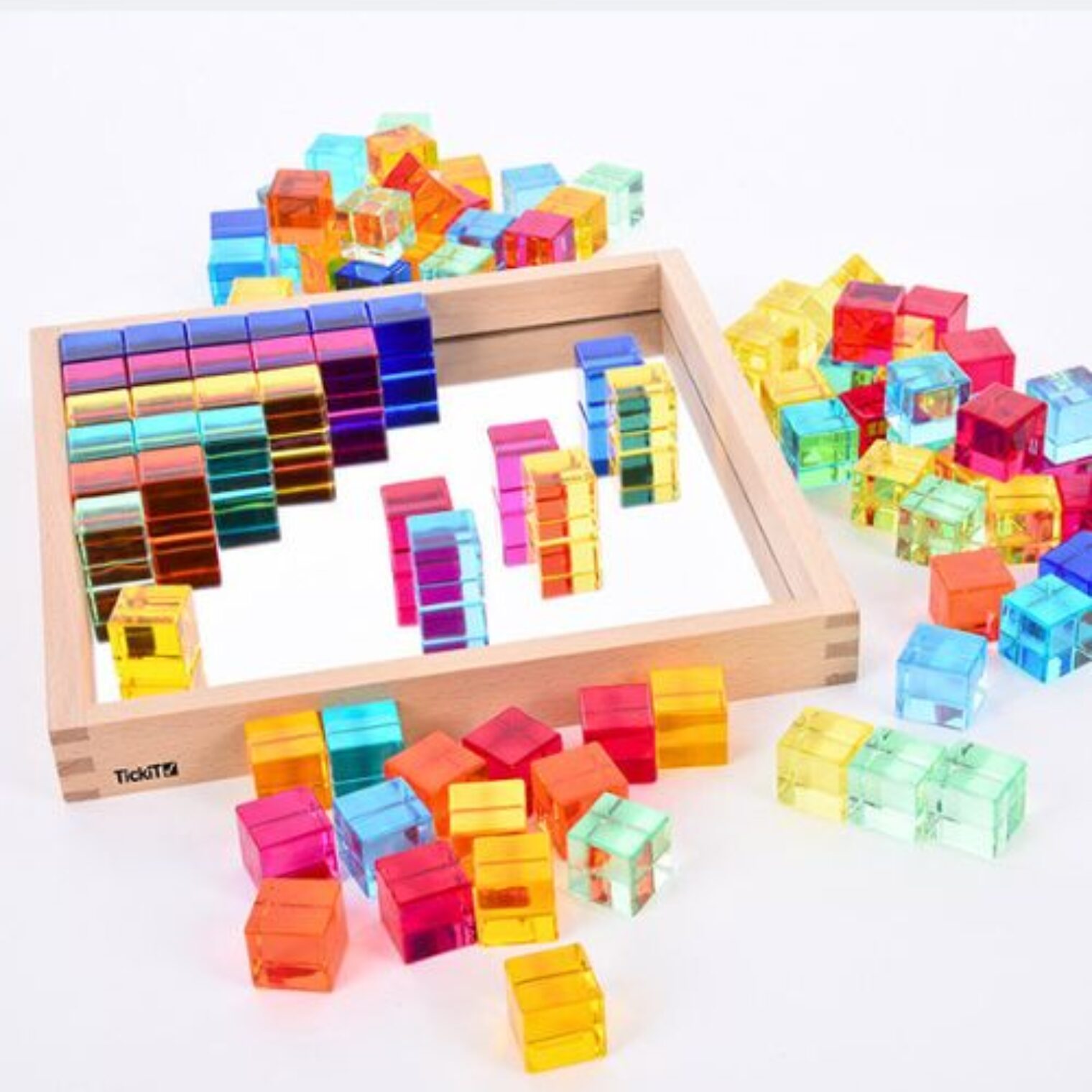 Gem Cube Mirror Tray