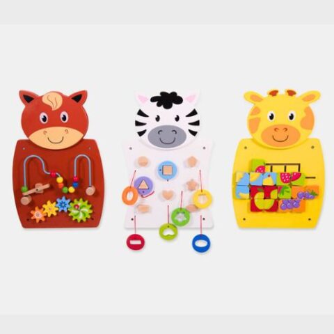 Animals Activity Wall Panels Set - Pk3