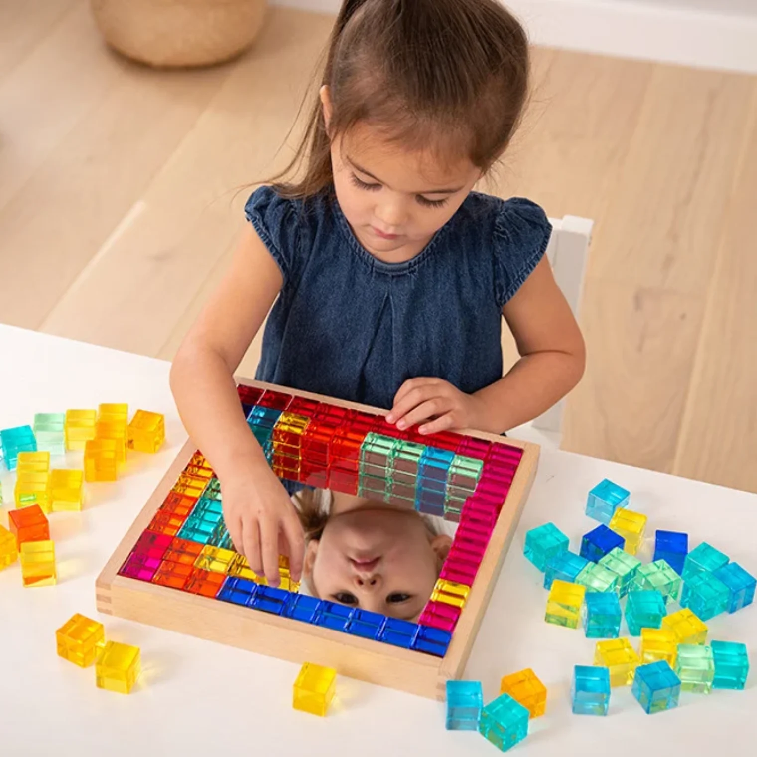 Gem Cube Mirror Tray