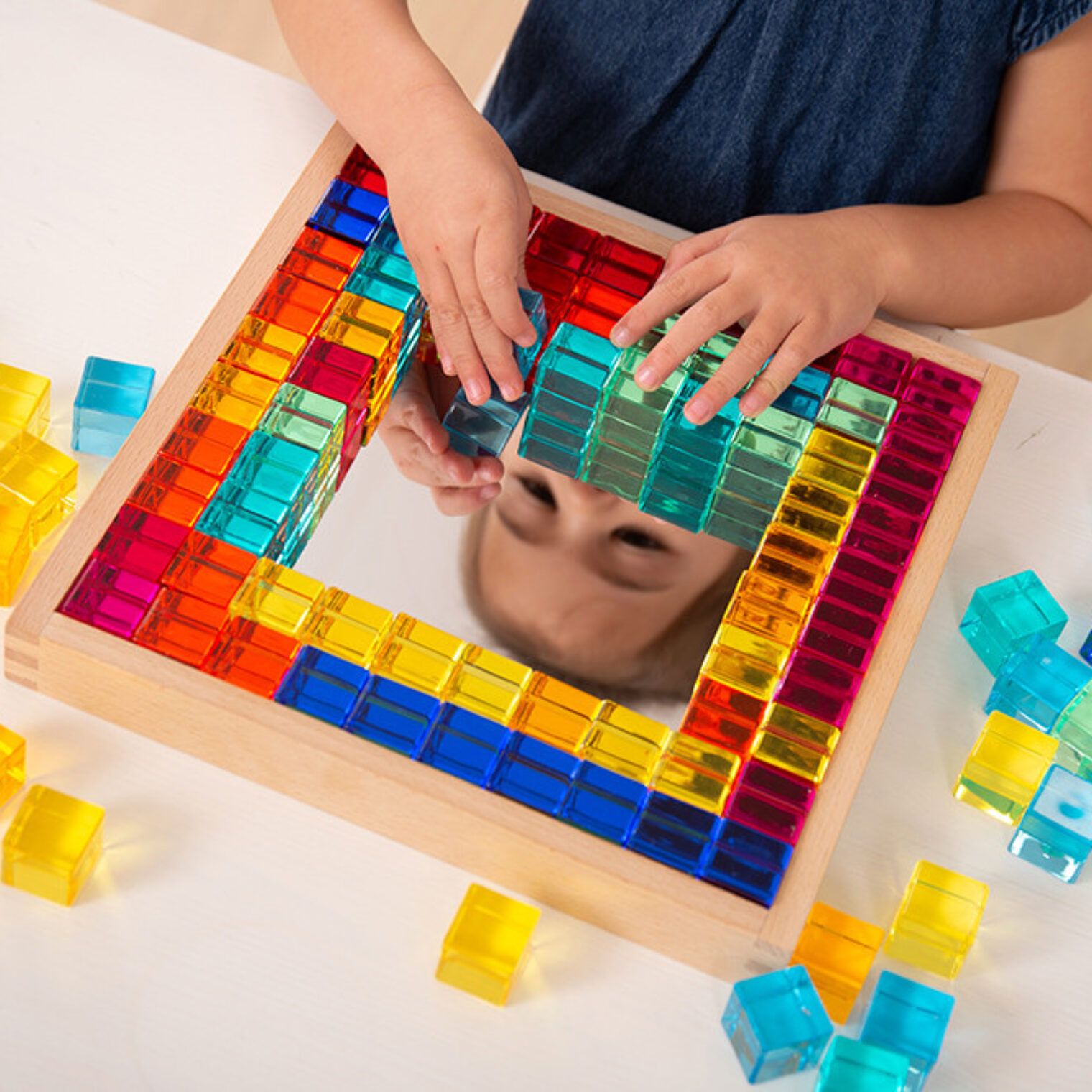 Gem Cube Mirror Tray